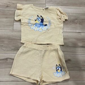 EUC Bluey Outfit Toddler Girls Size 5T